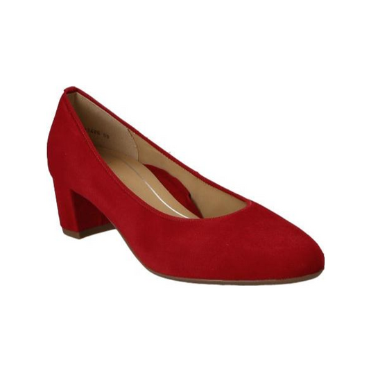 Ara Women's Kendall Pump Red Suede