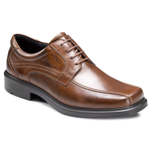 ECCO Men's Helsinki Bike Toe Oxford Dress Shoe Cocoa Brown