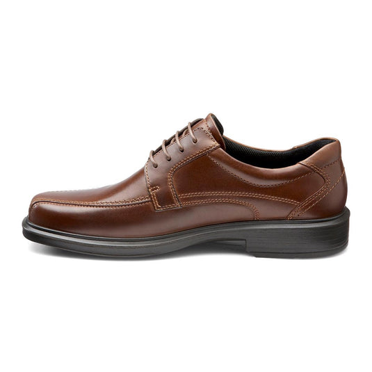 ECCO Men's Helsinki Bike Toe Oxford Dress Shoe Cocoa Brown