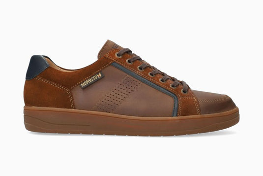 Mephisto Men's Harrison Lace Sneakers Tobacco