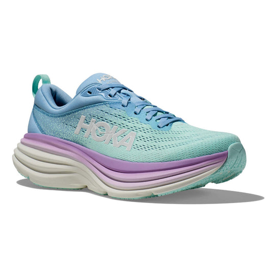 Hoka One One Women's Bondi 8 Sneaker Airy Blue/Sunlit Ocean