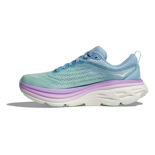 Hoka One One Women's Bondi 8 Sneaker Airy Blue/Sunlit Ocean