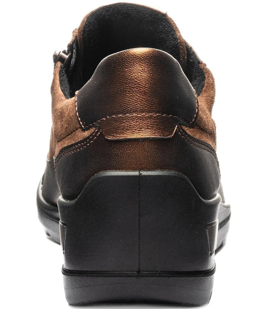 Ara Women's Zamia Wedge Sneaker Brown Suede