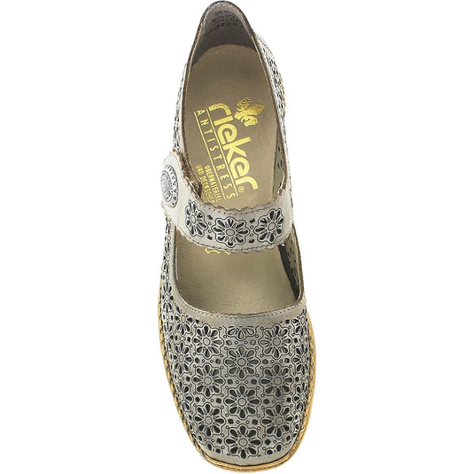 Rieker Women's Doris 41366-62 Closed Toe Sandal Taupe