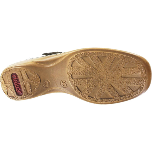 Rieker Women's Doris 41366-62 Closed Toe Sandal Taupe