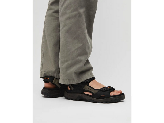 Ecco Men's Offroad Yucatan Sandals Black/Mole/Black