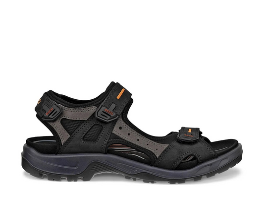 Ecco Men's Offroad Yucatan Sandals Black/Mole/Black