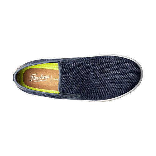 Florsheim Men's Crossover Knit Plain Toe Sneaker Navy