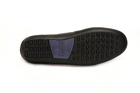 Handsewn Company Men's Bit Stripe Driver Nubuck Navy