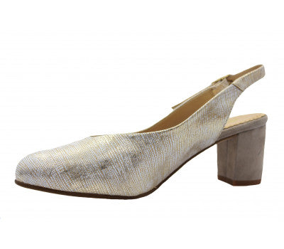 Piesanto Women's Heel 210230 Platino/Gold