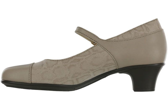 SAS Women's Isabel Mary Jane Pump Taupe/Snake