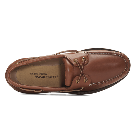 Rockport Men's Perth Slip-On Boat Shoes Timber