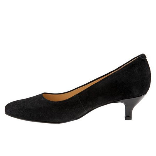 Trotters Women's Kiera Dress Pumps Black Suede