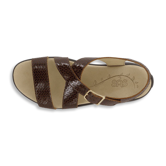 SAS Women's Laguna Strap Sandal Weave Henna