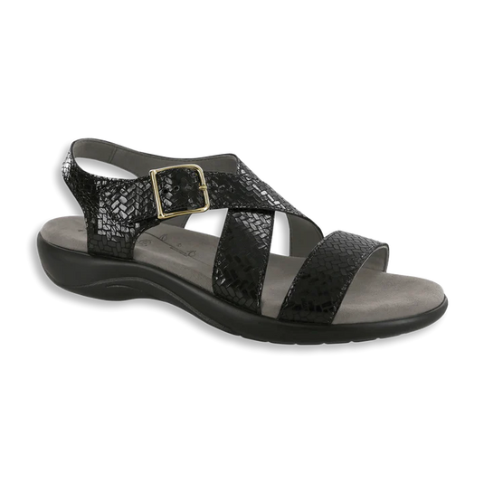 SAS Women's Laguna Strap Sandal Black