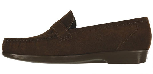 SAS Women's Lara Slip On Loafer Brown Suede