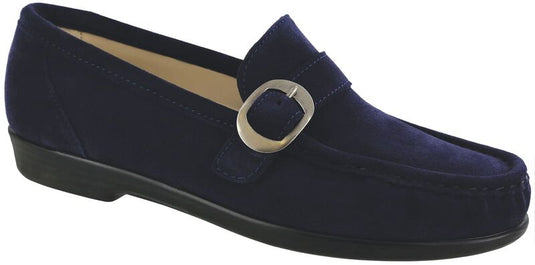 SAS Women's Lara Slip On Loafer Navy Suede