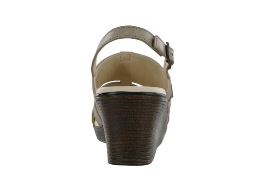 SAS Women's Layla Wedge Sandals Fog/Taupe