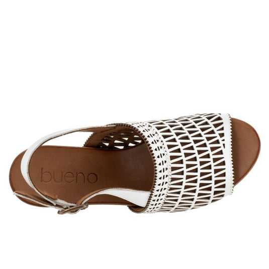 Bueno Women's Lia Sandal White