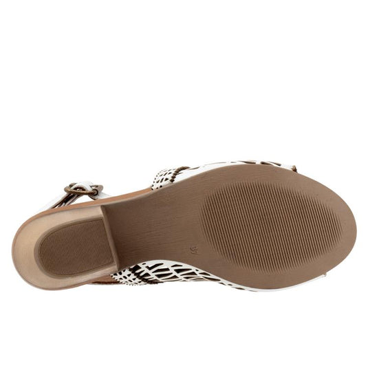 Bueno Women's Lia Sandal White