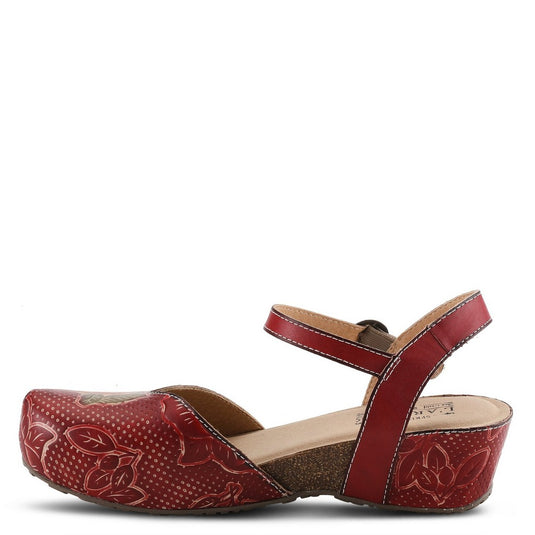 Spring Step Women's Lizzie Rose Sandal Red Multi