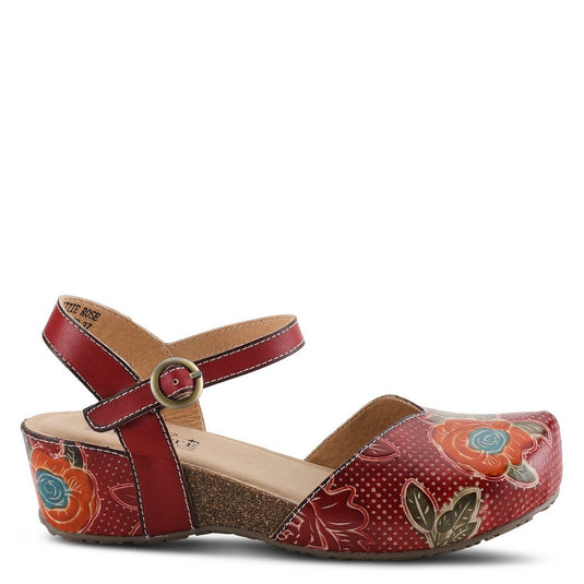 Spring Step Women's Lizzie Rose Sandal Red Multi