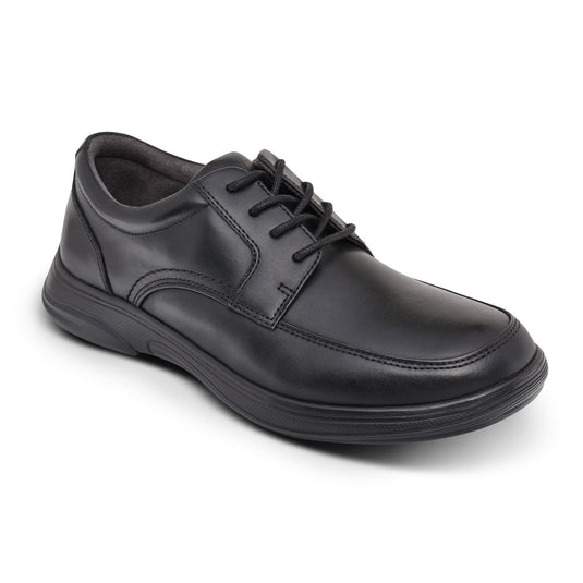 Anodyne Men's No.12 Casual Oxford Diabetic Shoes Black