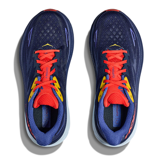 Hoka One One Men's Clifton 9 Sneaker Bellwether Blue/Blue