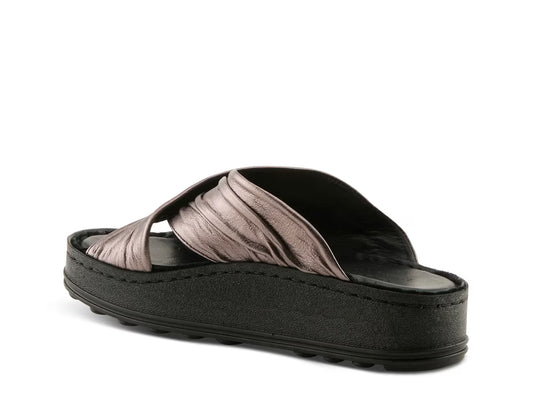 Spring Step Women's Majorelle Slide Sandal Pewter