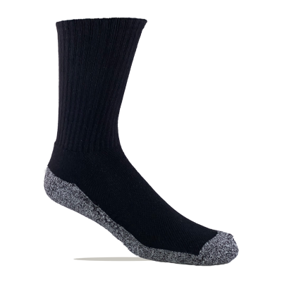 Jox Sox Men’s Cushioned Crew Socks Black