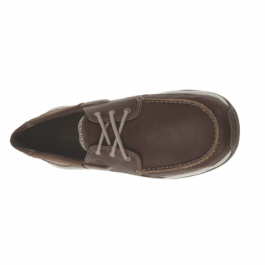 Dunham Men's Captain Boat Shoe Brown