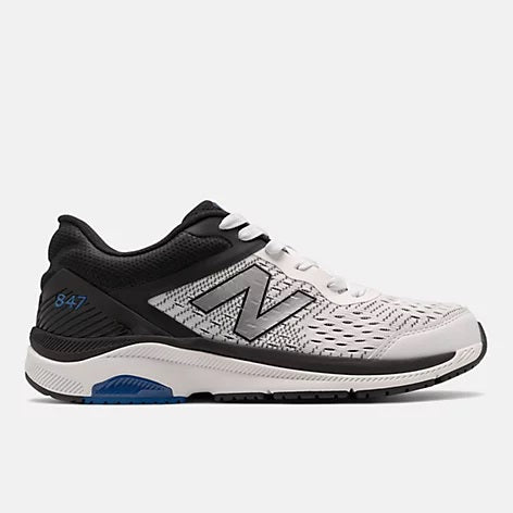 New Balance Men's-Arctic Fox with Black and Team Royal-847v4