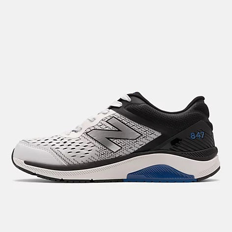 New Balance Men's-Arctic Fox with Black and Team Royal-847v4