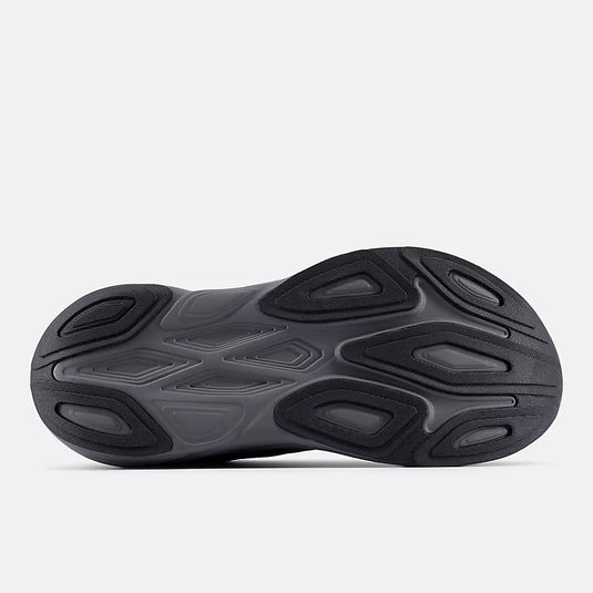 New Balance Men's Fresh Foam X More v6 Sneaker Black with Castlerock and Black Metallic