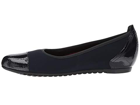 Munro Women's Henlee Navy Fabric/Patent