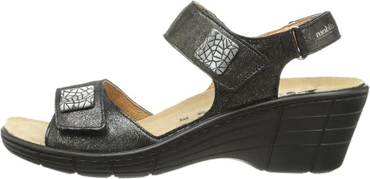 Mephisto Women's Maryse Wedge Sandal - Black
