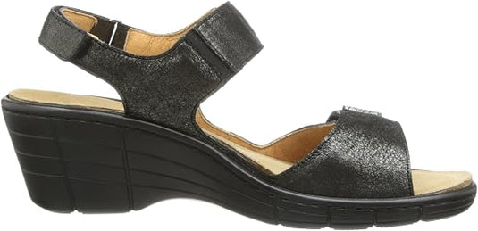 Mephisto Women's Maryse Wedge Sandal - Black