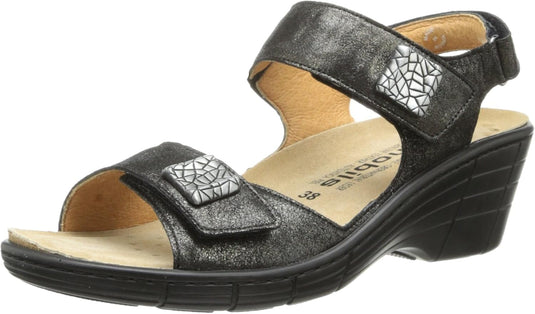 Mephisto Women's Maryse Wedge Sandal - Black