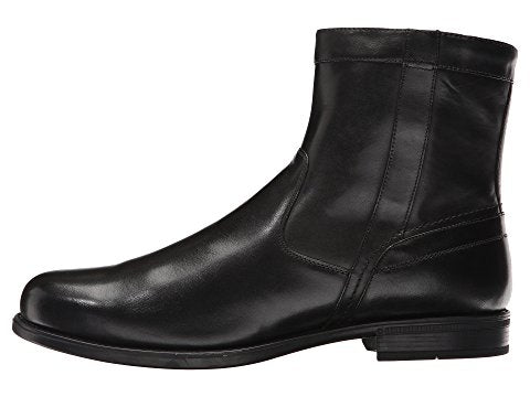 Florsheim Midtown Plain Toe Zip Boots Black - Free Socks