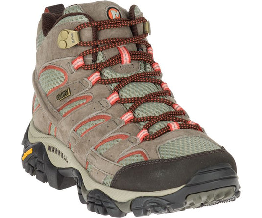 Merrell Women's Moab 2 Mid Water-proof Boots Bungee Cord - Also in Wide Width