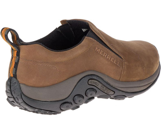 Merrell Men's Jungle Moc Slip-on Brown Nubuck Wide Width