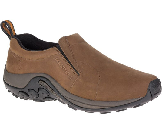 Merrell Men's Jungle Moc Slip-on Brown Nubuck Wide Width