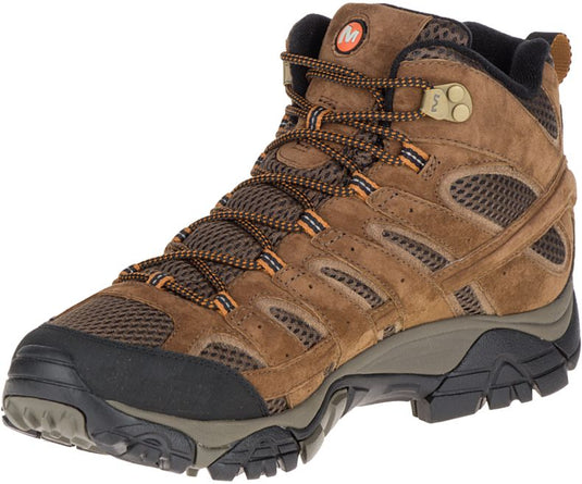 Merrell Men's Moab 2 Mid Water-Proof Boots Earth - Also in Wide Width