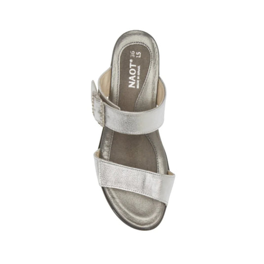 NAOT Women's Recent Silver Soft Leather