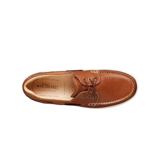 Samuel Hubbard New Endeavor Leather Boat Shoes Saddle Bag Tan