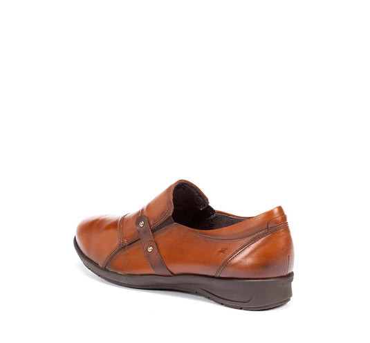 Fluchos Women's Noa 9154 Slip-on Cognac Leather