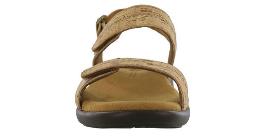 SAS Women's Nudu Two Tone Leather Sandal Golden Cork