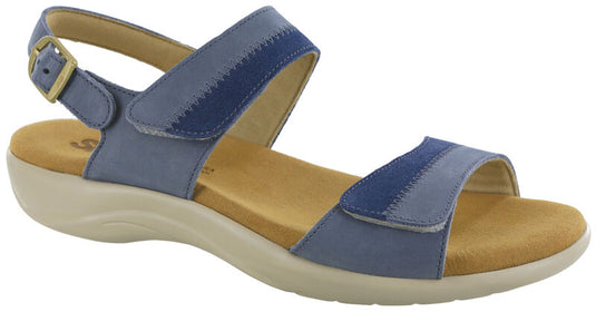 SAS Women's Nudu Two Tone Leather Sandals Oceania