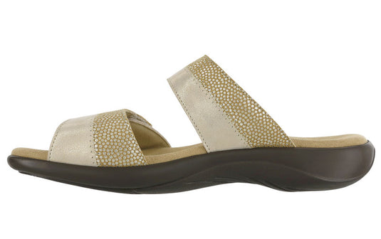 SAS Women's Nudu Two Tone Slide Sandals Golden