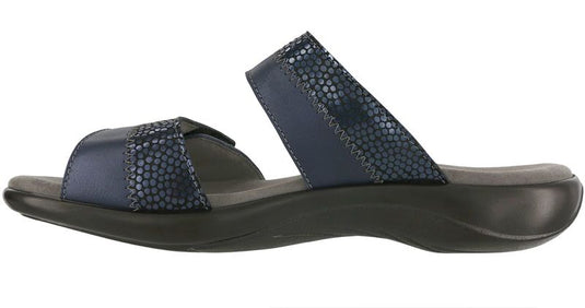 SAS Women's Nudu Two Tone Slide Sandals Navy